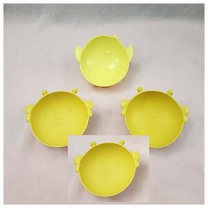 3 Bee Shaped And 1 Chick Children Bowls